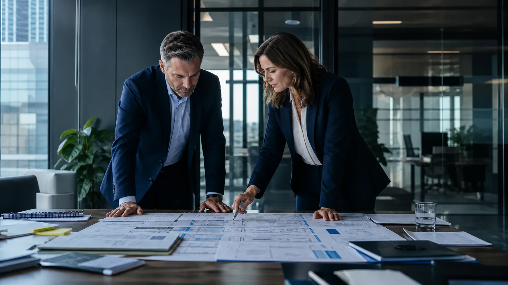 Financial-services leaders mapping institutional operations during executive discovery.